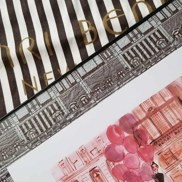 ❗Henri Bendel Custom Frame Art with Authentic Tissue Paper and Store Print❗ - Picture 4 of 6